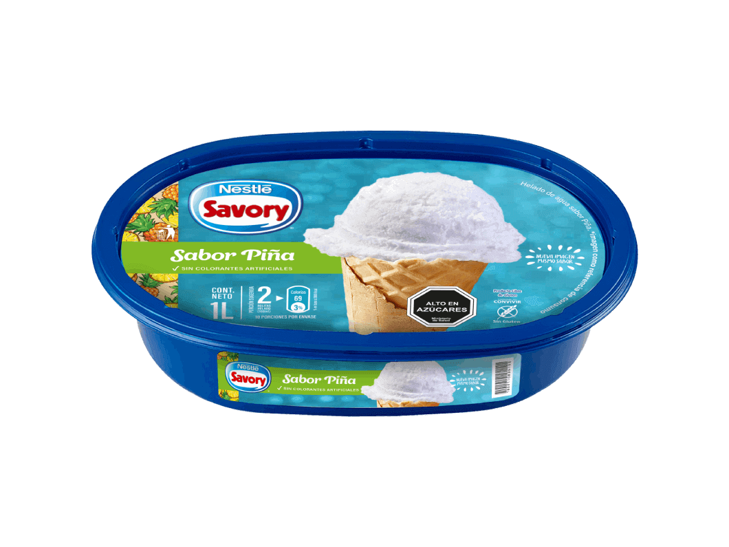 Helado SAVORY® Piña 1L