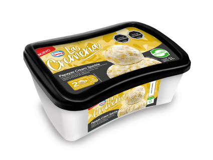 Helado LA CREMERÍA® Papayas Cream Sparkle 1L