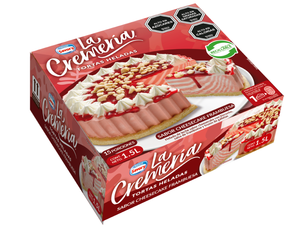 lacremeria torta cheescake frambuesa
